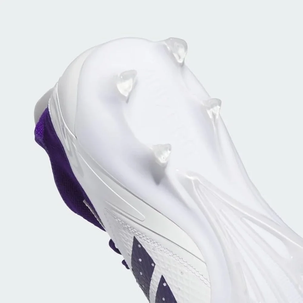 adidas adizero Impact Football Cleats Team Purple White IF2480 Men's Size 14 New